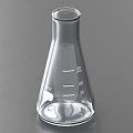 Conical beaker Conical experimental vessel High beaker Experimental vessel Beaker Laboratory glassware 50 ml beaker High beaker Experimental vessel beaker 3d model