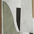 Modern Abstract Wall Art With Geometric Shapes In Neutral Tones For Home Decor