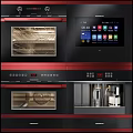 Gaggenau Built in Kitchen Appliances with Oven Coffee Machine Display Screen and Control Panel