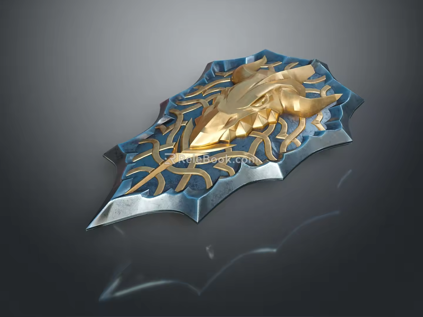 Medieval Shield Ancient Shield Defensive Weapon Ancient Shield Iron Shield Protective Shield Wooden Shield 3d model