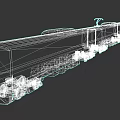 Modern Electric Tram With Yellow And Gray Exterior Multiple Carriages Large Windows And Doors