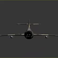 Camouflage Military Airplane Model With Detailed Cockpit Wings And Tail Design