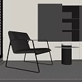 Modern Single Sofa 3d model