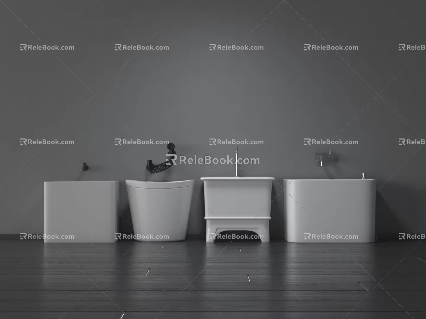Mop pool mop pool sweep 3d model