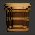 Set of Different Sizes Wooden Storage Buckets for Household Daily Use