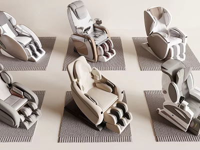 massage chair 3d model