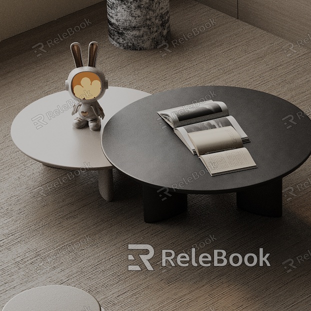 Modern coffee table model