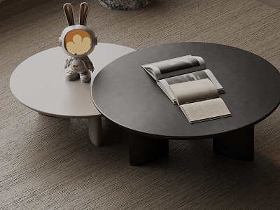 Modern coffee table model