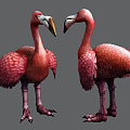 Modern Flamingo 3d model