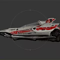 Modern Fighter Sci-fi Fighter 3d model