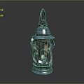 Vintage Metal Decorative Lantern Furniture With Handle And Candle Design