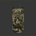 Armored Military Tank With Camouflage Pattern Tracked Chassis And Weapon System