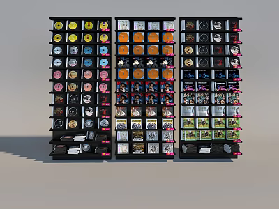 Industrial LOFT shelf mall shelf 3d model