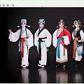 2D Peking Opera Characters Sheng Dan Jing Mo Chou Xiao Sheng Shusheng Drama Characters Local Drama 3d model