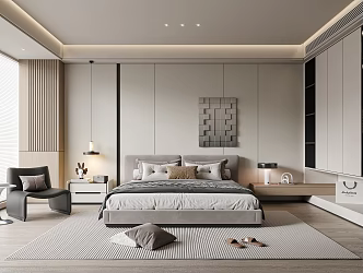 Modern Bedroom 3d model