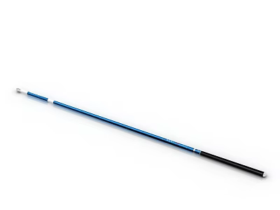 High Quality Aquarium Cleaning Tool With Blue And Black Long Handle Design 3d model