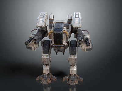 Mecha Warrior Mecha Soldier Machine Armor Mechanical Armor 3d model