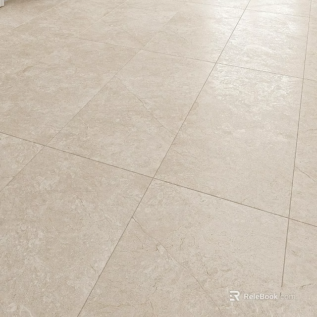 High Quality Beige Textured Ceramic Floor Tiles For Modern Residential Interior Design 3d model 