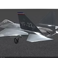 Advanced Fighter Jet Flying Through Clouds With Sleek Design And Cockpit View 3d model