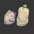 Practical Hessian Storage Bags Essential Household Items With Drawstring Closure Two Pack
