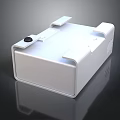 White Rectangular Technical Equipment With Functional Components And Smooth Surface