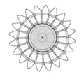 Decorative Woven Mirrors With Wooden Frame And White Rattan Design For Home Decor