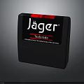 Jäger Texturadio Black Electronic Device With Red And White