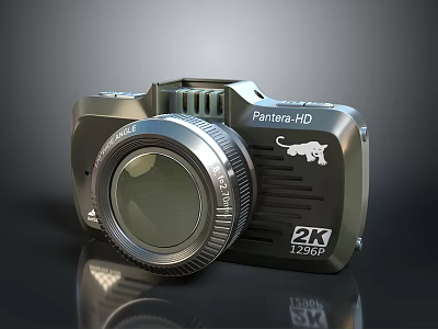 Pantire HD Digital Camera With 2K HD Lens And 12-320 Functional Features 3d model
