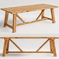 Quiet Table Log Table 3d model