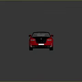 Red Sports Car With Black Roof And Modern Aerodynamic Exterior Design