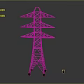 Industrial Metal Lattice Transmission Tower Structure For High Voltage Power Equipment