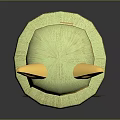 Yellow Game and Movie Character With Big Ears Light Green Hat and Small Mustache