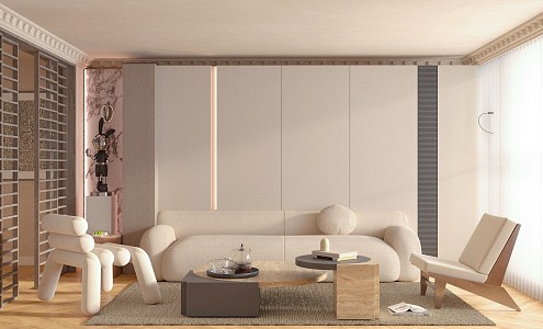 Living room 3d model