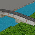 Chinese Bridge 3d model