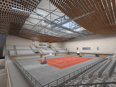 modern gymnasium 3d model