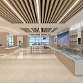 Spacious Digital Store Interior With Display Counters Smartphones Sofa Seating And Bright Lighting