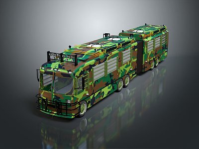 Bus Large Bus CMB Medium Van 3d model