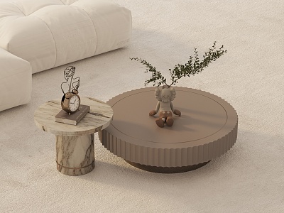 Modern coffee table model