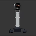 Advanced Mobile Medical Monitoring Device With Digital Display And Rolling Wheels