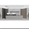 Modern Public Office Area Interior Design With Conference Table Green Plants And Office Chairs