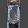 Destroyed car 3d model