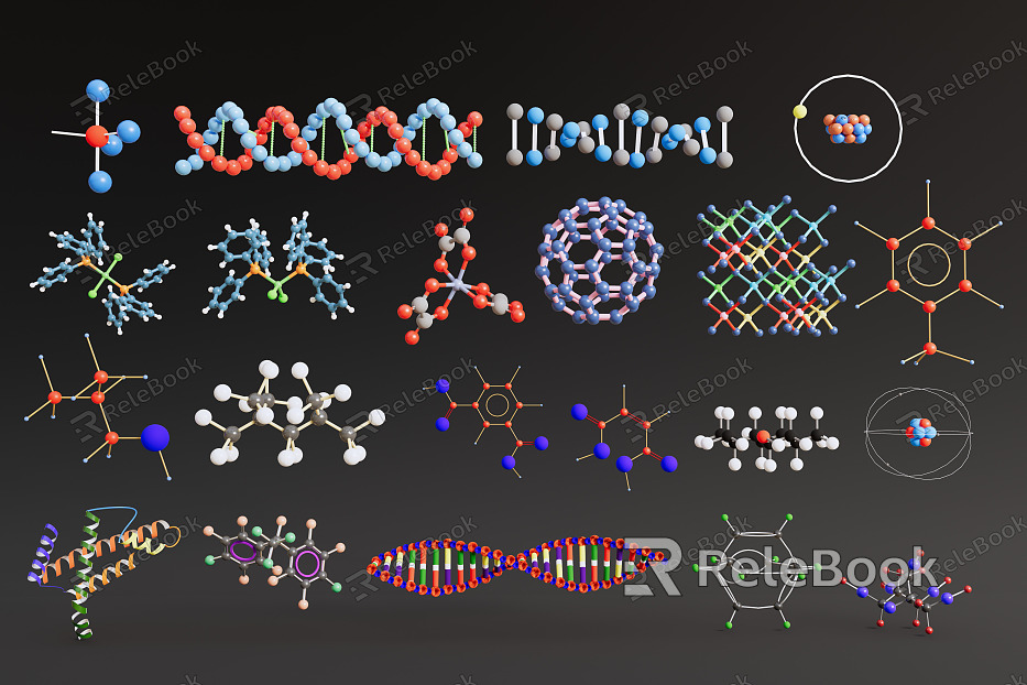 modern chemical molecular structure chemical molecular formula structure model