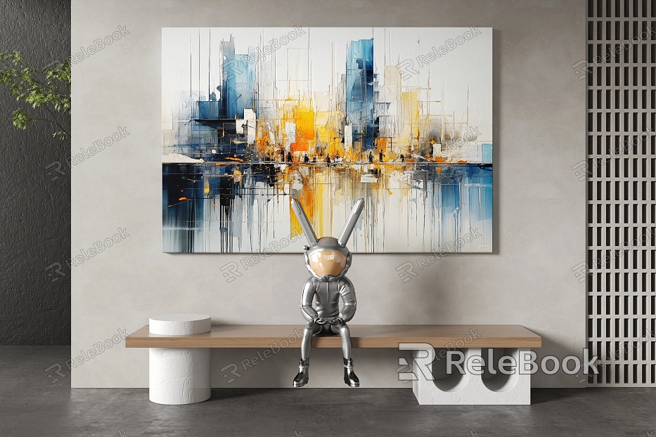 Hanging Painting Decorative Painting Abstract Painting model