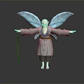 Wise Old Man Old Man Ancient Old Man Ancient Wise Warlock Taoist priest wizard mage 3d model