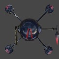 Weapons Mechanical Spider 3d model