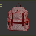 Stylish White Backpack With Black Straps Zipper Details And Minimalist Design