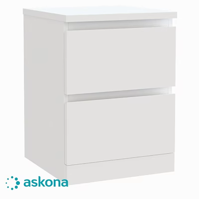 Modern White Chest of Drawers With Simple Design And Storage Functionality 3d model