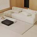 Three-seat sofa 3d model