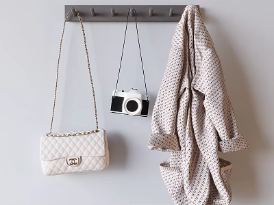Clothes Hook Hanger Clothes Bag Camera Hanger Clothes Hanger Coat Hook 3d model