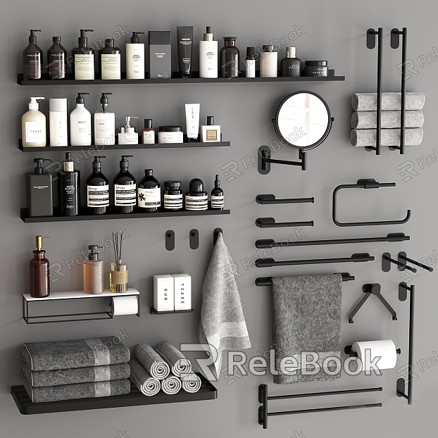 Bathroom Supplies Modern Toiletries model